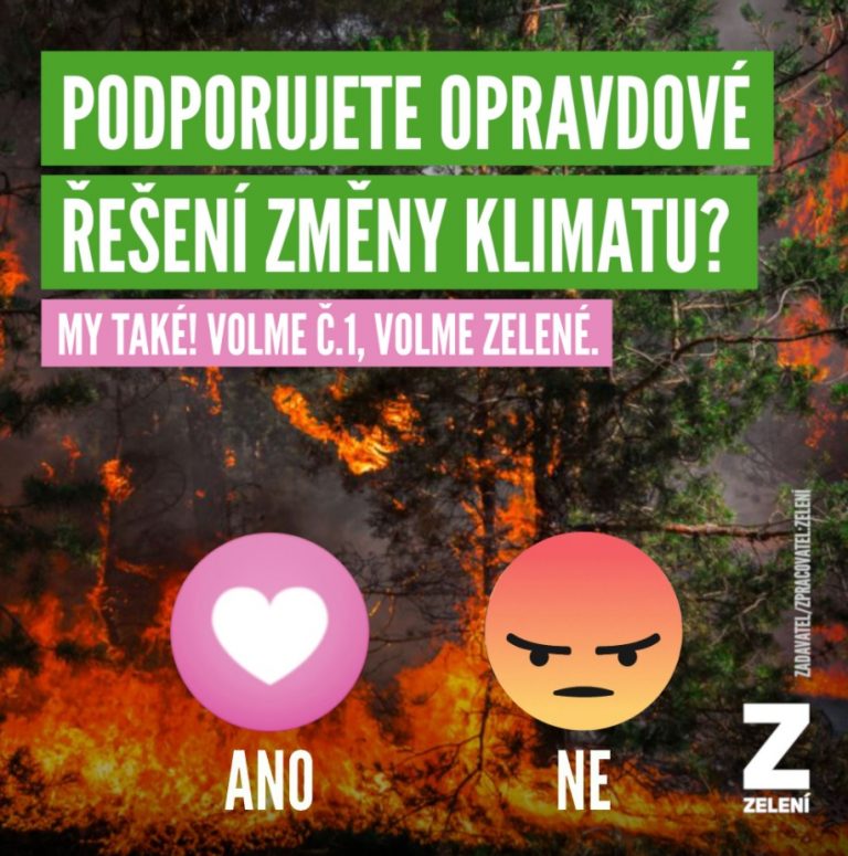 Volte Zelené, volte pro klima